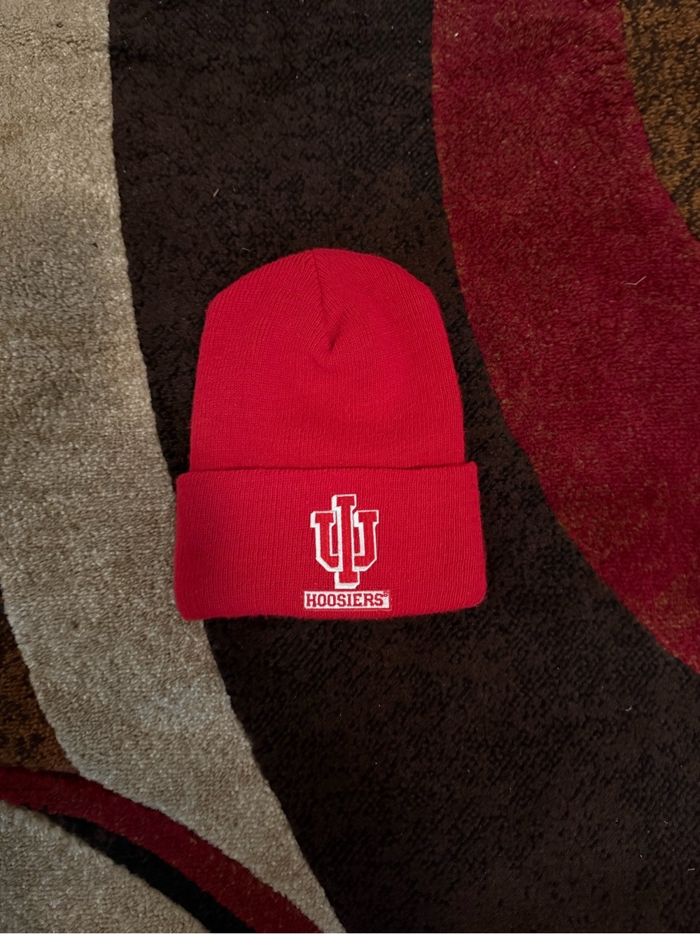 Indiana Hoosiers Red Beanie Hat